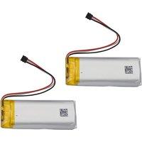 2pcs 3.8V 1000mAh 3.8Wh 822048 JST MX1.2 plug NTC Thermistor Replacement Lipo Rechargeable Battery For Valve Index Controller