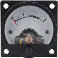 AC 0-300V Round Analog Dial Panel Meter Voltmeter Gauge Black