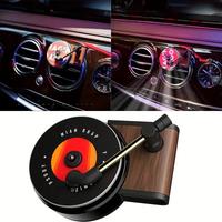 Customize Vinyls CD Cover Car Air Freshener Record player Auto Perfume Phonograph Air Vent Clips