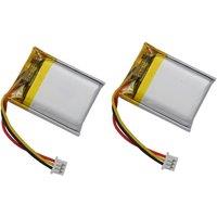 2pcs 3.7V 300mAh 1.11Wh Rechargeable Li Li-ion Replacement Battery 702025 JST 3pin 1.25mm Connector For Bluetooth Speaker