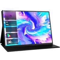 Zeuslap 2.5K Portable Monitor 144hz 500nits Gaming Screen Travel Display for Mini PC Laptop Switch PS4 PS5