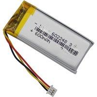 3.7V 600mAh 2.22Wh Li Lithium Battery 602248 JST 3pin 1.25mm Connector NTC Thermistor For GPS Baby Camera MP4 Car Navigation