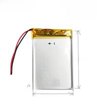10PCS 3.7V 1200mAh 603450 Lithium Polymer LiPo Battery 3 wires For GPS PSP DVD mobile video game PAD E-books tablet PC