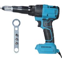 Cordless Electric Riveter Gun Household Power Tools Screwdriver 2.4-4.8mm With LED Light For Makita 18V Battery (Not Included)