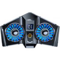 Mobile Phone Game Cooler for Phone/Tablet/iPad Gaming Radiator Magnetic Mobile Phone Radiator Magnetic Dual Cooling Fan