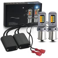 2X 1156 ba15s p21w bau15s py21w Led Canbus No Error Bulbs7440 W21W WY21W T20 T20 Car Daytime Light Signal Lamp White Yellow 12V