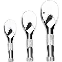 Mini Spanner Ratchet 1/4 3/8 1/2 Inch Long Handle Ratchet Spanner Set 72 Teeth Power Saving Durable