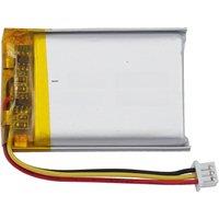 3.7V 470mAh 1.74Wh Li-Polymer Li Battery JST 3pin 1.25mm Connector 582535 For Car Camera Sat Nav Driving Recorder Headphone