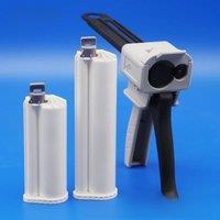50ml 75ml 10:1 Adhesives Dispensing Gun 2K Kit Portable Double Tube Mixing Dispenser Loctite ARALDITE 3M Cartridges AB Glue Gun
