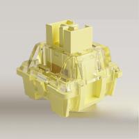 Akko V3 pro Cream Yellow Switch 5 Pin 50gf Linear Switch with Dustproof Stem Compatible with MX Mechanical Keyboard (45 pcs)