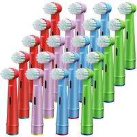 Electric Toothbrush Replacement Heads Compatible with Kids Oral B Braun Soft Bristles and Small