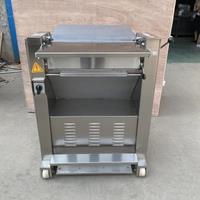 Commercial Pig Pork Meat Skin Peeling Machine Pork Lamb Beef Skin Slice Fat Remove Skinner Cut