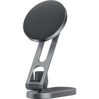 Baseus T-Space Series Folding Metal Car Mount Magnetic Phone Holder Frost Silver