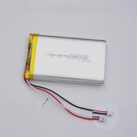 3.7V 5000mAh 18.5Wh Thermistor 3 Wires Li-Polymer Li Lipo Battery 105080 3Pin 1.0mm JST For DashCam GPS LED Power Bank Tablet PC