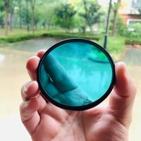 Multiple Sizes 77mm Round Thread Mounted Blue Filter Glass BG40 For Camera Photography