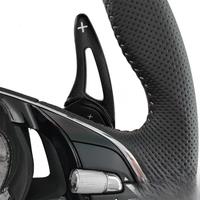 For Skoda Octavia RS iV Scout Kodiaq Karoq Enyaq Superb Scala Kamiq Aluminum Steering Wheel Paddle Shifter Extension Trims