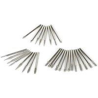 Mini Drill Accessories 30pcs Diamond Burs Drill Brush Set Power Tools Diamond Polishing Abrasive
