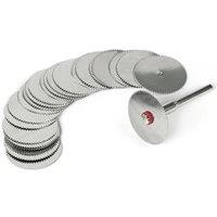 10pcs Mini Circular Saw Disc Abrasive Hss Blades Tool Cutting Wheel Wood Carving Tools Rotary Cut