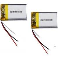 3.7V 250mAh 0.925Wh Li-Polymer Replacement Lipo Rechargeable Battery 502030 JST 3Pin plug NTC Thermistor 3 Wires For GPS Camera