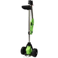 200W Electric Lawn Mower Cordless Grass Trimmer Height Adjustable Mini-Mower Battery Powered Garden Power Tools 8* Blades