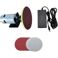 Mini Polisher Machine Sander with Sandpaper Pads Mini Sander DIY Sander Benchtop Sander Mini Electric Polisher