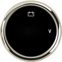 Auto 52mm Digital Voltmeters Modified 8-32V Display Volt Gauges Waterproof White Voltage Meters Red Backlight 9-32V Universal
