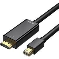 Mini DisplayPort to HDMI Cable 4K Mini DP to HDMI 6 Feet Cable for MacBook Air/Pro, Surface