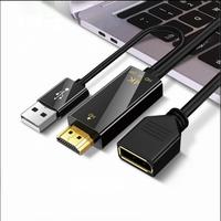 HDMI-Compatible Male to Displayport Female Converter Cable 4K@60Hz HDMI-Compatible to DP Converter