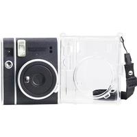 Clear Case for Fujifilm Instax Mini EVO Instant Film Camera Crystal Hard Shell Cover with Removable
