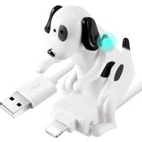USB Cable Funny Humping Dog Charger for iPhone 13/12/11 and More, Moving Spotty Dog Fast Charger USB