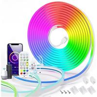 5V USB RGB Neon LED Strip 1/2/3/4/5M Tuya WiFi Neon RGB Strip Work With Smart Life APP/Alexa/Google Home for Neon Decor Lighting