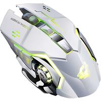 STONEGO 2.4G Wireless Bluetooth Mouse USB Computer Game Mouse with Receiver LED Colorful Changing