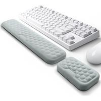 STONEGO Ergonomic Keyboard Mouse Wrist Rest Office Typing Protection Relax Wrist Memory Foam Mouse Pad Computer Laptop Desk Mat
