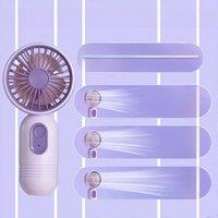 USB Rechargeable Mini Portable Fan With 3 Speeds - Lightweight Handheld Fan - Perfect For Office,