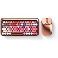 LOFREE DOT Blossom Bluetooth Mechanical Keyboard Rose Gold Bloom Version Tea Shaft Wireless
