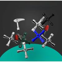 Multi-function Cross Spanner Mini Portable Three Hexagonal Internal Triangle Key Plumber's Spanner
