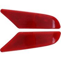 for NISSAN SERENA C27 2017 2018 2019 Red Plastic Rear Tail Fog Lamp Light Warning Reflector Trim
