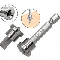 6.35mm Gypsum Board Special Screw Positioning Cross Magnetic Screwdriver Head Hexagonal Handle Woodworking Driver Tool