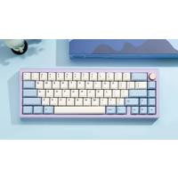 WuqueStudio WS Doubleshot PBT Keycaps, WS Zoom75 Matching Keycaps, PBT Custom Keyboard Keycaps Set for 75%, 65%, 60% Keyboard