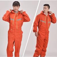 Working Hooded Coveralls Raincoat Overalls Dust-proof Paint Spray clothing Hood Protective safety Reflective Work clothes