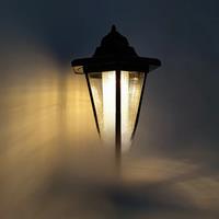 Retro Solar lights Outdoor,Hexagonal LED Wall Lamp,IP65 Waterproof Fence Light,LED Landscape Lighting,for Courtyard,Gargen,Decor