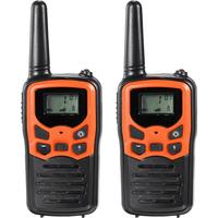 2Pcs Handheld Walkie Talkie Radio 22 Channels Set 10 Km Uhf 400-470 Mhz Dual Band Long Range