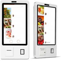 21.5 inch Android or Windows touch screen self service ordering KIOSK (Printer/barcode reader included, software not included)