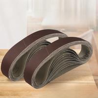 10pcs 25X330mm/15X330mm Sanding Belts Abrasive Belt Tool for Leather Metal Wood Grinding Belt