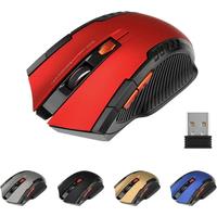 STONEGO 1PC 2.4GHz Portable Wireless Optical Game Mouse for PC Laptop Computer USB Receiver Mini Portable Mouse Mice