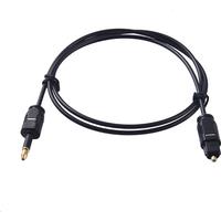 OD2.2 black PE jacket toslinkto MINI toslink fiber optic cable