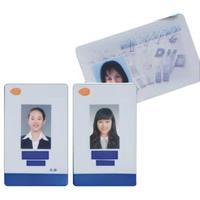 25pcs/lot Custom printed work card SIZE85*54mm EM/M1 RFID card