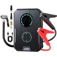6 In 1 Car Jump Starter Emergency Air Pump Portable Air Compressor Multi-function Tire Inflator Auto Portable Battery Starter