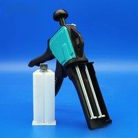 50ml 1:1 Epoxy Adhesive Dispensing Gun 2K Kit Portable Double tube Mixing Dispenser loctite ARALDITE Cartridge AB Metal Glue Gun