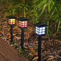 2 Pack Solar Pathway Lights,Solar lamp Outdoor,IP65 Waterproof,Landscape Lighting,for Garden,Yard,Patio,Walkway,Driveway Decor